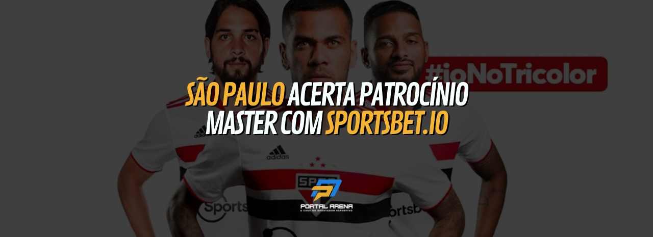 São Paulo acerta patrocínio master com Sportsbet.io